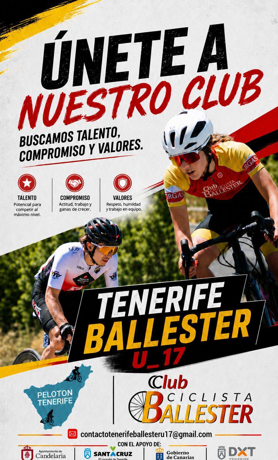 Únete a Tenerife Ballester U-17